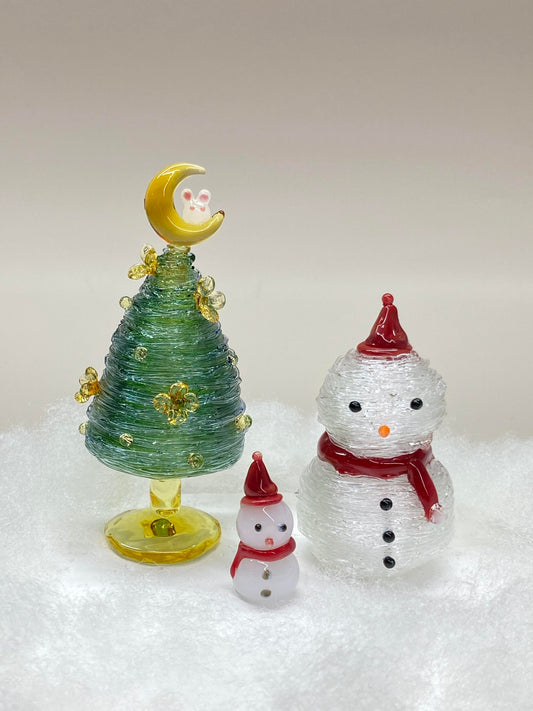 Christmas tree handmade artwork