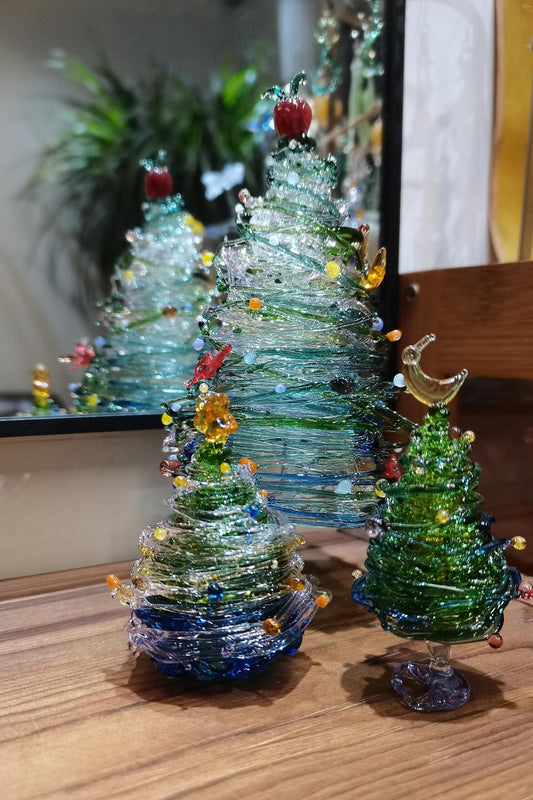 Christmas tree handmade artwork