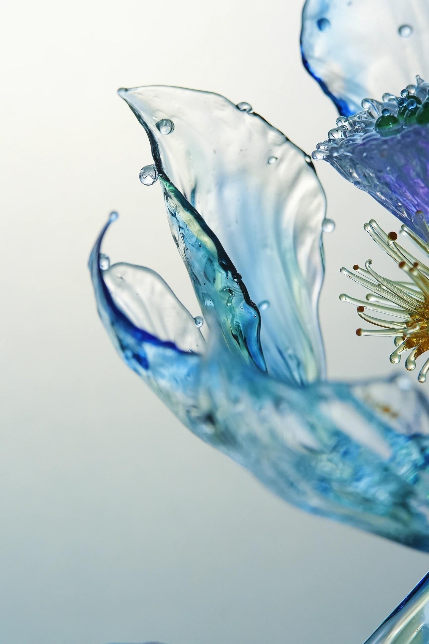 Glass Water Lily: Breath of the Deep Sea