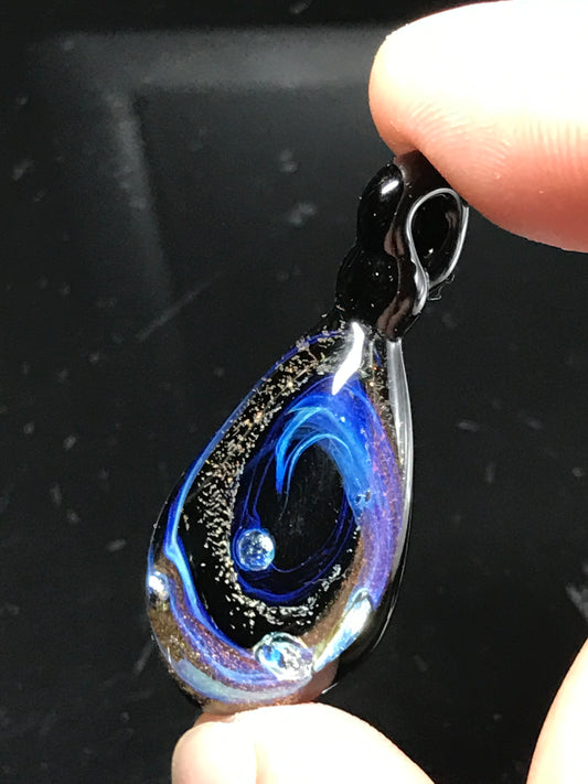 Deep Space Blue Flame Pendant