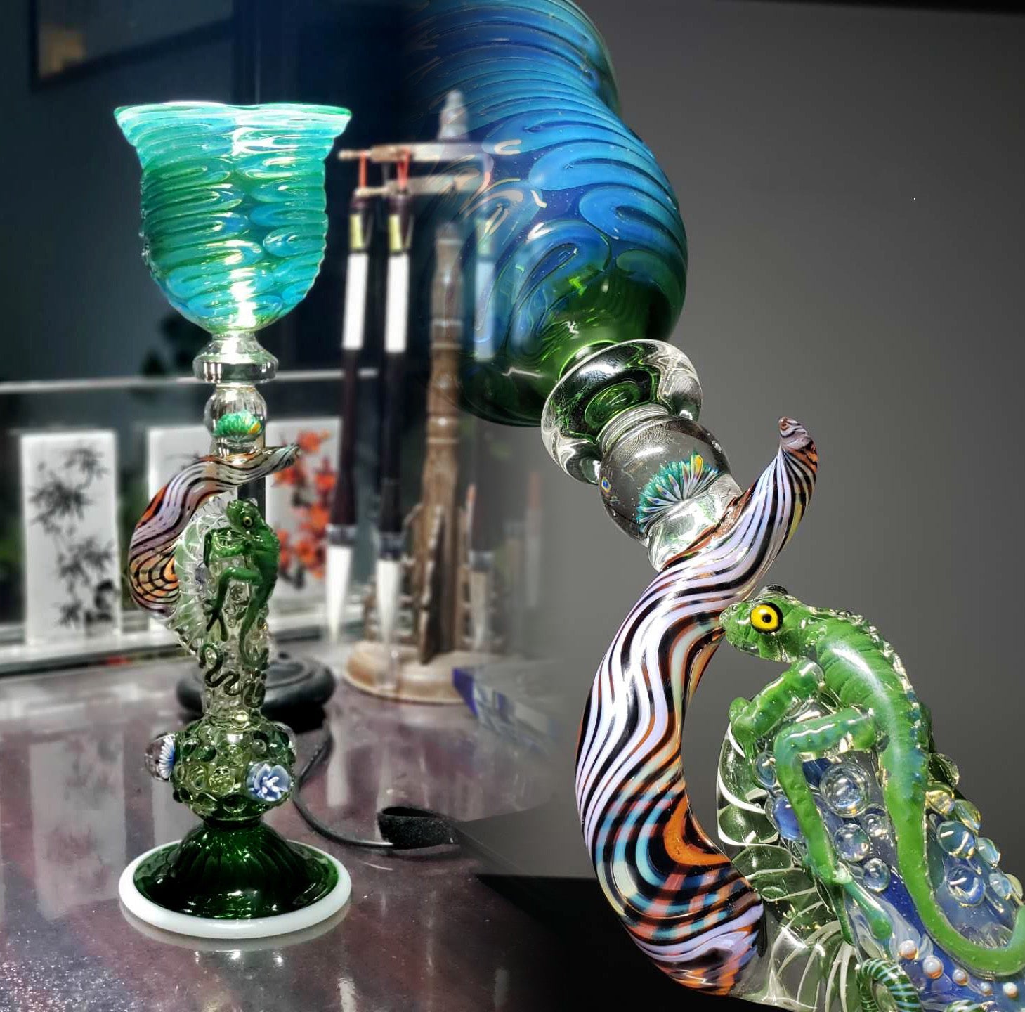 Glass handmade artwork