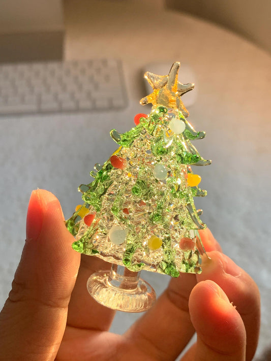 Christmas tree Glass Crafts