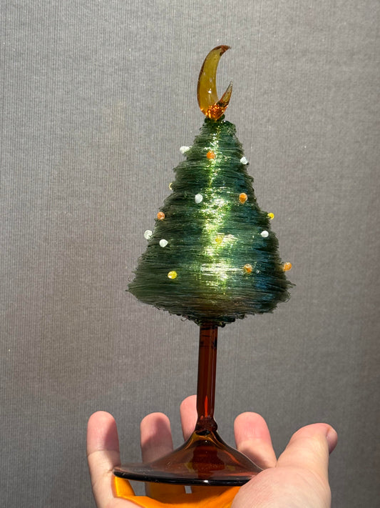 Christmas tree handmade artwork