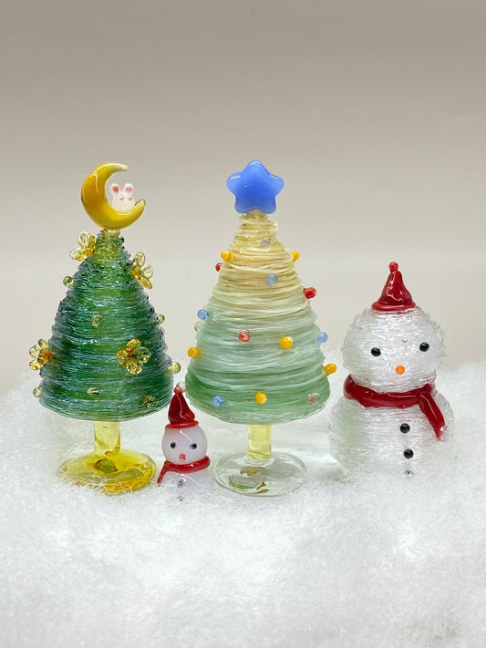 Christmas tree handmade artwork