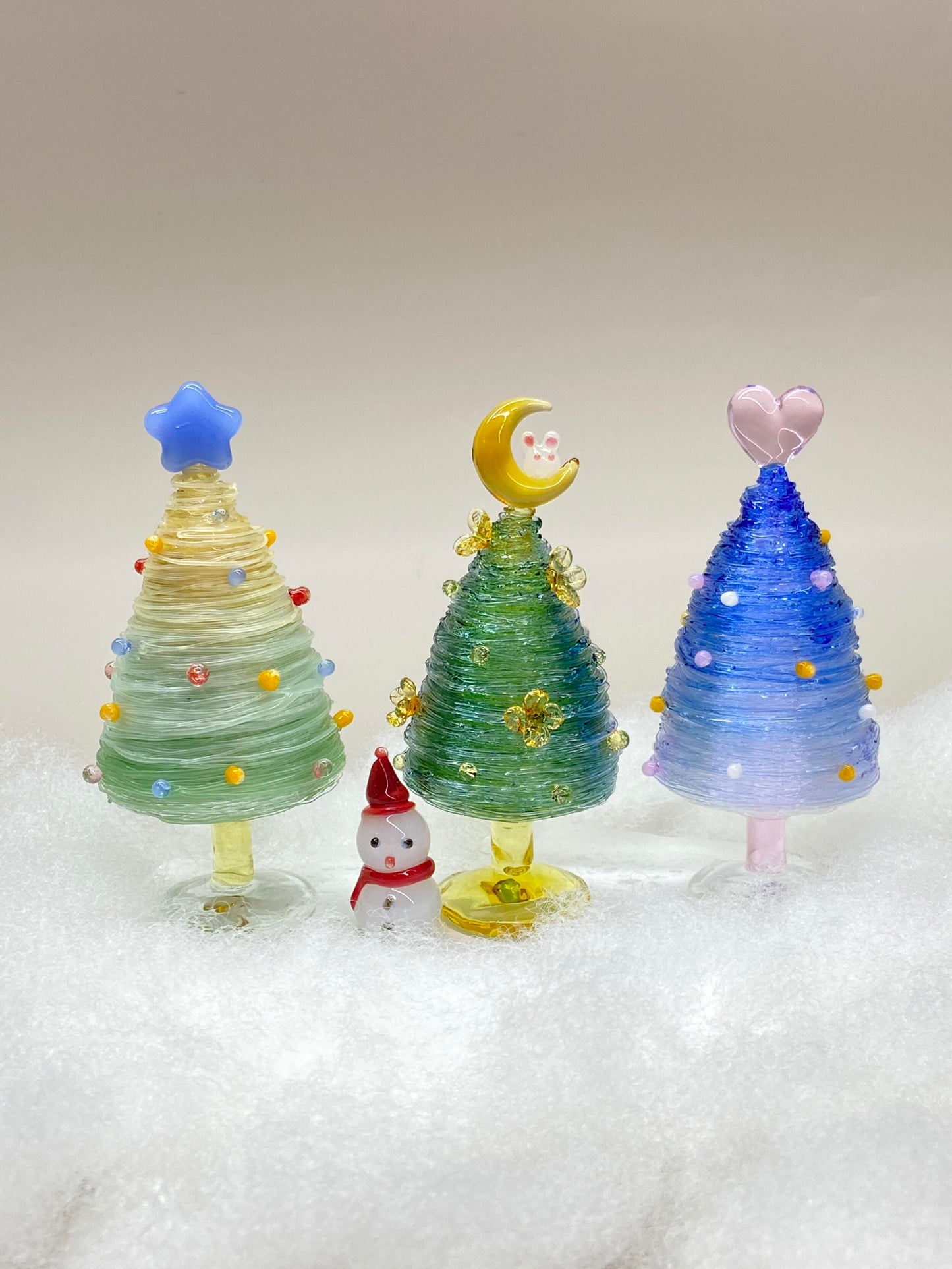 Christmas tree handmade artwork