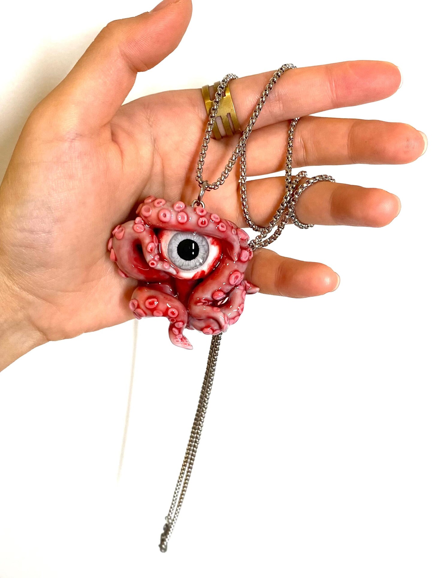 Crimson Pink Gui Eye Octopus