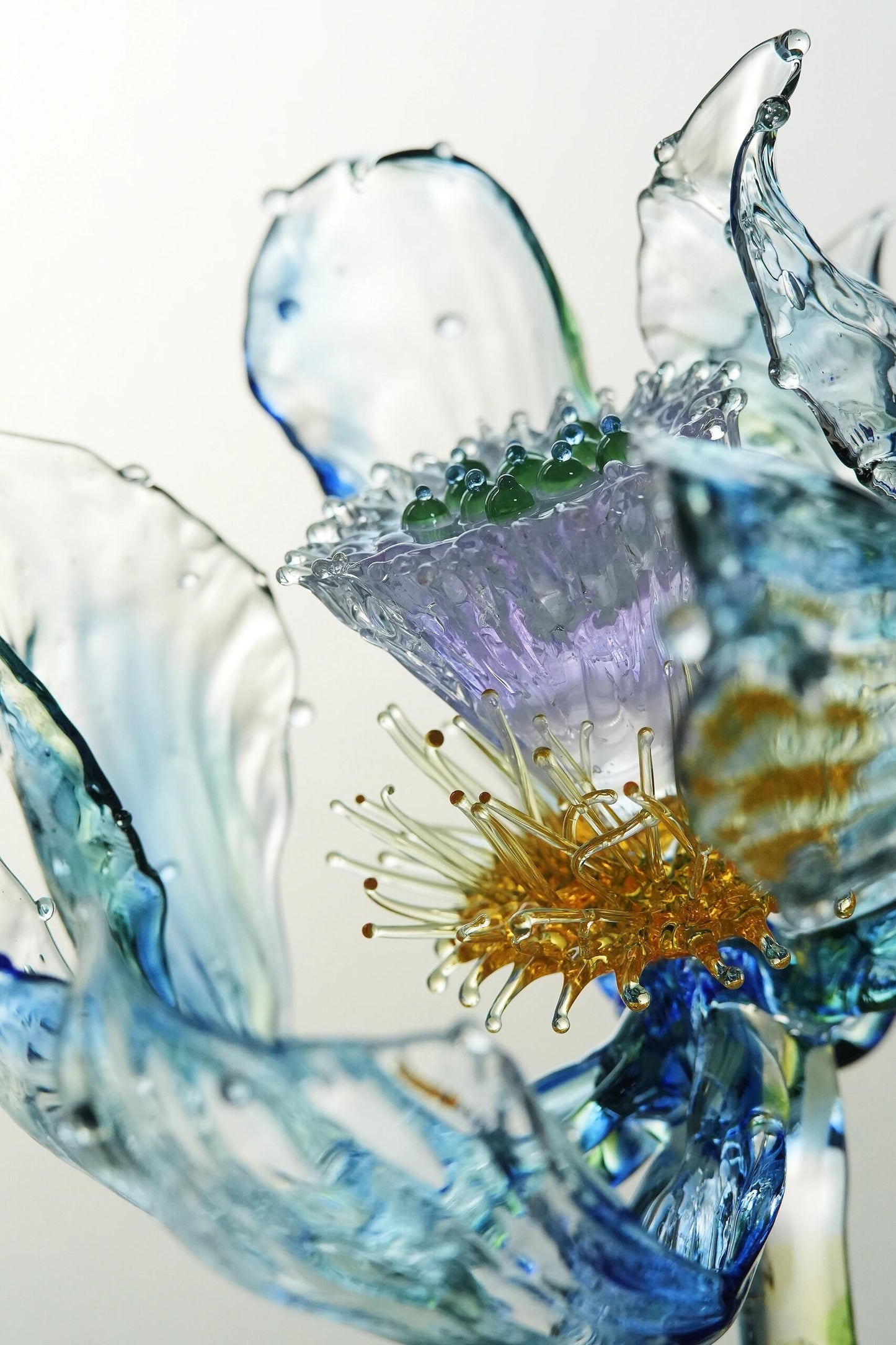 Glass Water Lily: Breath of the Deep Sea