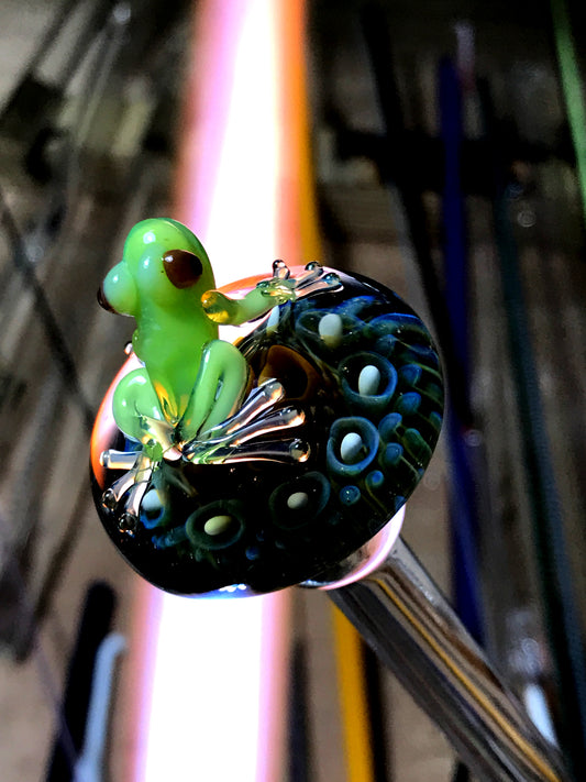 Spirit Frog in Flame Cup